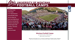 Desktop Screenshot of montanafootballcamps.com